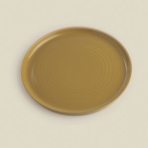 Prato para Lanche Daily Stoneware Amarelo - A\CASA