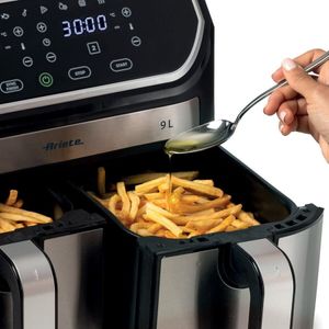 Fritadeira Air Fryer Dupla 9 Litros 2100W 220V Ariete Preta