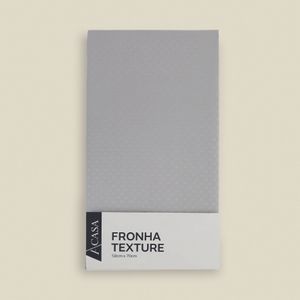 Fronha Texture Microfibra Cinza - A\CASA