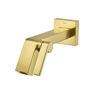 Torneira Docol Stillo 823472 de Parede Ouro Escovado