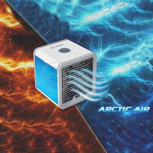 Ar Condicionado Portátil Arctic Air Cooler Umidificador Climatizador Luz Led 7 Cores Rgb