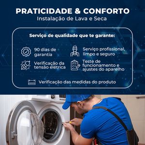 Lava e Seca Samsung 3 em 1 WD4000 11kg com Lavagem a Seco Branca WD11M44733W