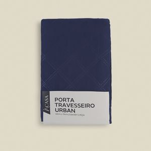Porta-Travesseiro Urban Microfibra Azul - A\CASA