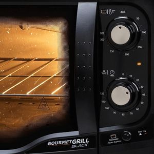 Forno Elétrico Fischer Gourmet Grill Bancada 44L Preto 127V