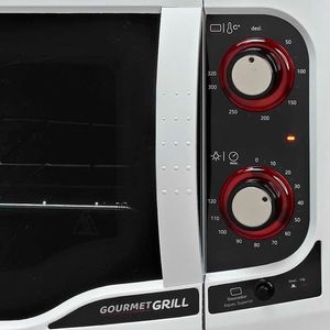 Forno Elétrico 44 Litros Fischer Gourmet Grill Bancada Branco 110V