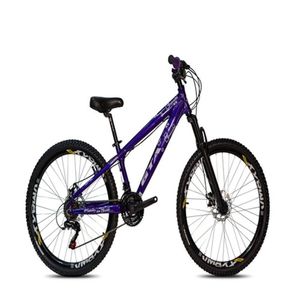 Bicicleta Aro 26 Freeride Gta Rebel Roxa 21 Vel Aro Vmaxx