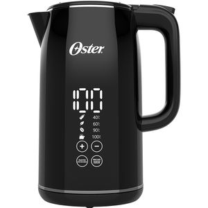Kit Black Inox Oster - Cafeteira - Chaleira Digital e Máquina de Waffle