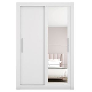 Guarda Roupa com Espelhos 2 Portas Santiago Caemmun - Branco