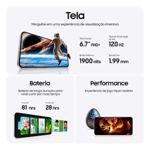 Smartphone Samsung Galaxy S24 FE 5G 256GB 8GB RAM Tela 6.7" Câm. Tripla 50+12+8MP Frontal 10MP - Azul