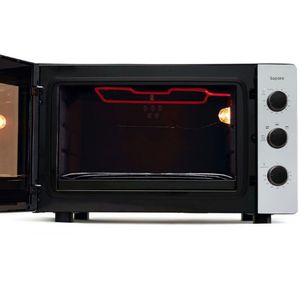 Forno Elétrico de Bancada Vidro Espelhado 44L 220V Cinza