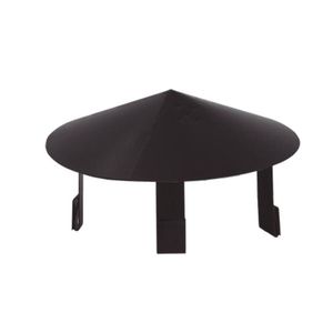 Lareira De Meio Grande C Kit Instalação Preto Fornos Pinhal