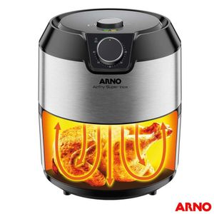 Fritadeira Sem Óleo Arno Airfry Super Inox com 4,2L e Cesto Removível IFRY Inox 110V