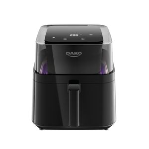 Fritadeira Air Fryer Dako Digital com 6 Litros e Visor 360° 4 em 1 220V