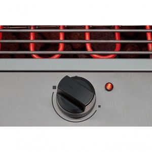 Churrasqueira Cooktop Fischer Elétrica Com Pedra Vulcânica Inox 220V