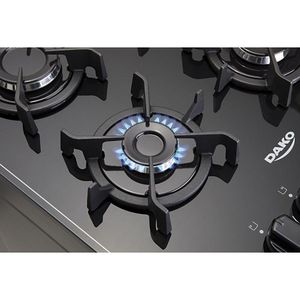 Fogão De Piso 4 Bocas Dako Magister Preto Bivolt