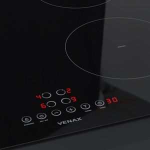 Cooktop de Indução 4 Bocas Venax Eclipse Preto 220V