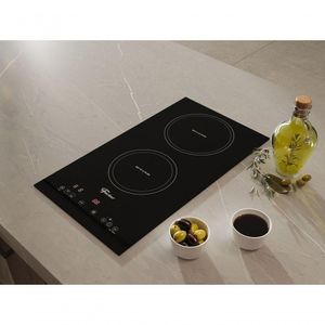 Cooktop De Indução Fischer 2 Bocas Com Touch Screen Vitrocerâmica 220V