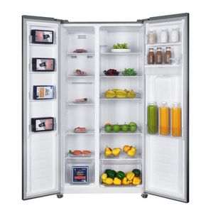 Geladeira Side By Side Philco Eco Inverter PRF535ID Frost Free Smart Cooling 434L Inox 110V