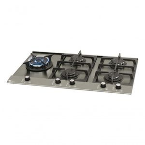 Cooktop Fischer 5Q Platinium Gás 5 Bocas Escovado Prime Bivolt