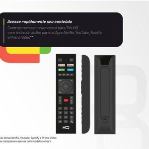 Smart TV HQ 43 Full HD Tela Sem Bordas Android 12 Design Slim HQS43NKHM