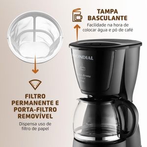 Cafeteira Elétrica Dolce Arome C-30-18x-fb 127v/60hz