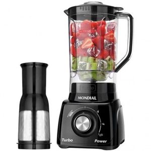 Liquidificador Mondial 3 Velocidades 500W L99 Com Filtro Preto 220V