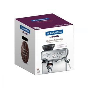 Cafeteira Elétrica Tramontina Breville Aço Inox Moedor 220V