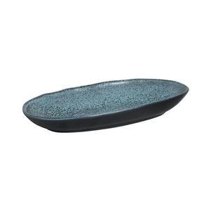 Conjunto com 4 Travessas Oval Funda Grande Orgânico Night Sky 32x16cm 650ml