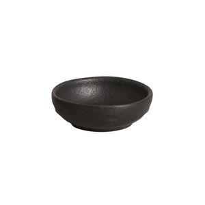 Conjunto com 6 Ramequim Orgânico Médio Preto Matte Ø9x3cm 70ml