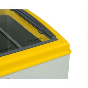 Freezer Horizontal Tripla Ação Fh150b Branco/borda Amarela 120l Artico 110v
