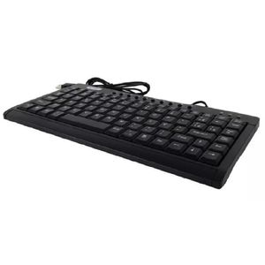 Mini Teclado USB Multimidia Padrão Abnt2 Knup Kp-2013 Preto