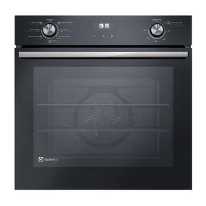 Forno Elétrico de Embutir Electrolux 80 Litros Efficient com PerfectCook360 Preto OE8EH 220V