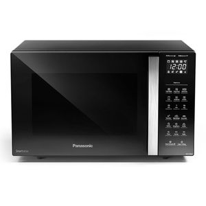 Micro-ondas Panasonic com Smartsense e Dupla Refeição 30L Preto - NN-GT68LBRU 220V