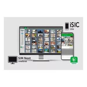 Kit 8 Cameras de Seguranca Intelbras 3220 Full Color C/ Audio, Dvr 8ch C/ Hd
