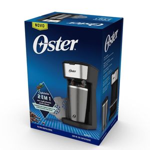 Cafeteira Oster 2day Inox 2 em 1 com Copo Térmico 127V
