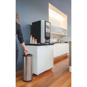 Lixeira Inox Tramontina Porta Copos 31 Litros Scotch Brite