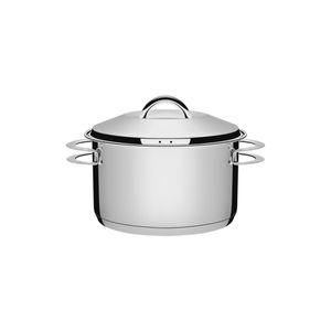 Caçarola Tramontina Solar Funda em Aço Inox Fundo Triplo com Tampa e Alças 20 cm 3,6 L