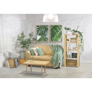 Estante para Livros 90 x 139 cm com 5 Prateleiras Modulare Natural Tramontina