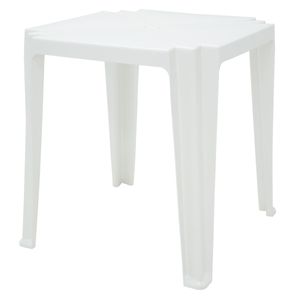 Mesa Quadrada Tramontina Tambau Basic em Polipropileno Branco