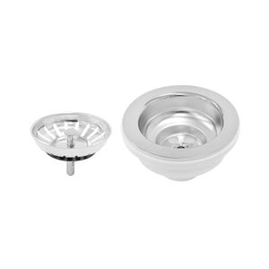 Cuba de Embutir Tramontina Morgana Compact 48 FX Undermount em Aço Inox Acetinado 55 x 42 cm com válvula