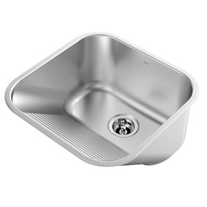 Tanque Docol Loggica 25 L em Aço Inox Acetinado 40x40 cm
