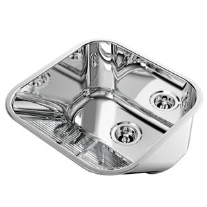 Tanque Docol Loggica 25 L em Aço Inox Alto Brilho 40x40 cm