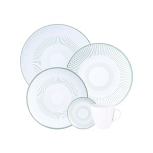 Aparelho de Jantar Tramontina Lineare em Porcelana Decorada 20 Peças