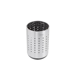 Cesto para Papel Tramontina Cápsula Dots em Aço Inox Scotch Brite e Base em Polipropileno 10 Litros