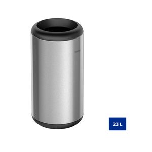 Lixeira Inox Tramontina Portofino Scotch Brite Aro e Base em Polipropileno 23 Litros