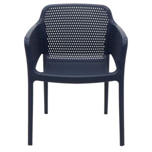 Cadeira Tramontina Gabriela Azul Navy em Polipropileno e Fibra de Vidro