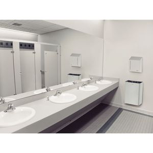 Lixeira Tramontina Wall 30 Litros em Aço Inox para Fixação na Parede