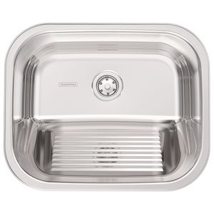 Tanque Tramontina Hera 34 L em Aço Inox Polido 50 x 40 cm com Válvula