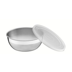 Pote Tramontina Freezinox Redondo em Aço Inox com Tampa Plástica 22 cm 2,9 L
