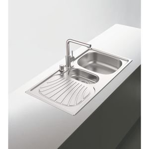 Cuba de Sobrepor Tramontina Vega 1.5C 34 Plus R em Aço Inox Pré Polido 100 x 50 cm